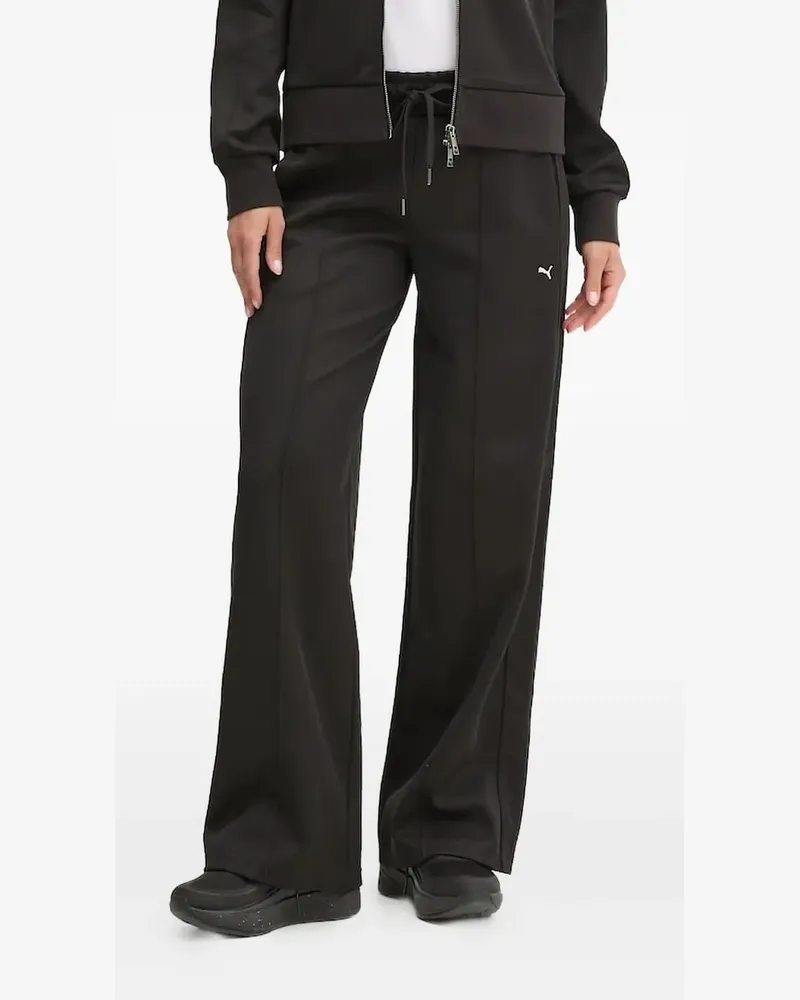 Puma Jogginghose mit Logo-Stickerei - Schwarz Schwarz