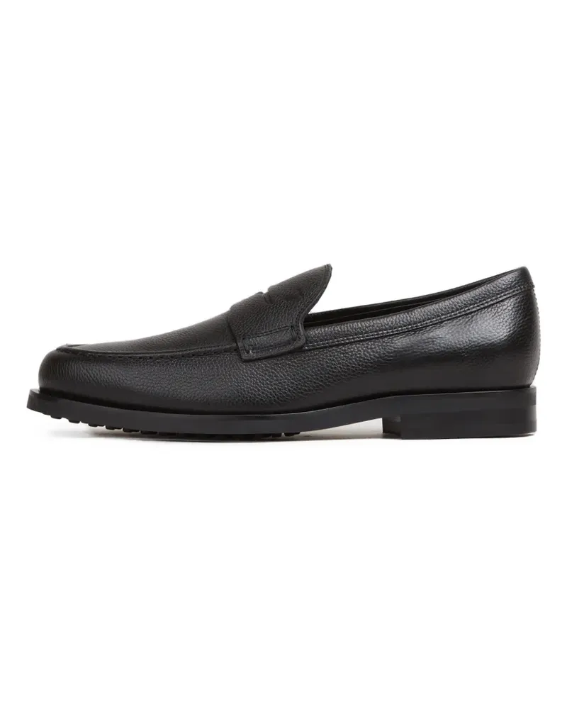 TOD'S Gommino pebbled-leather loafers - Schwarz Schwarz