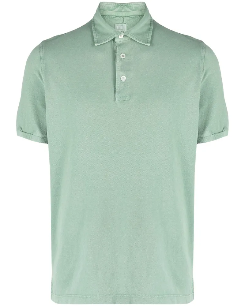 Fedeli Poloshirt aus Jersey - Grün Grün