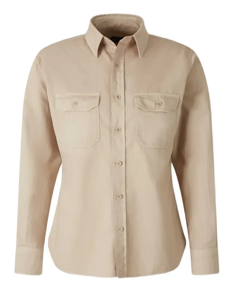 Tom Ford Hemd mit doppelten Manschetten - Nude Nude