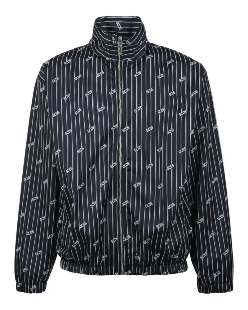 GCDS Sportjacke mit Nadelstreifen - Blau Blau