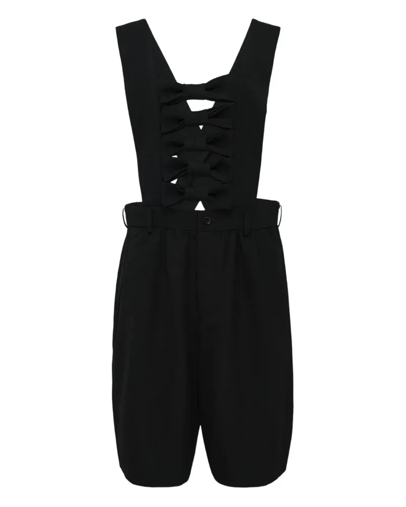 Comme des Garçons ribbon pinafore - Schwarz Schwarz