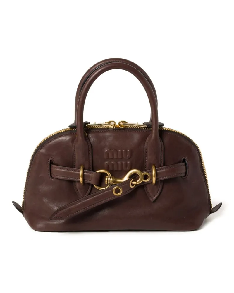 Miu Miu Aventure Tote Bag - Braun Braun