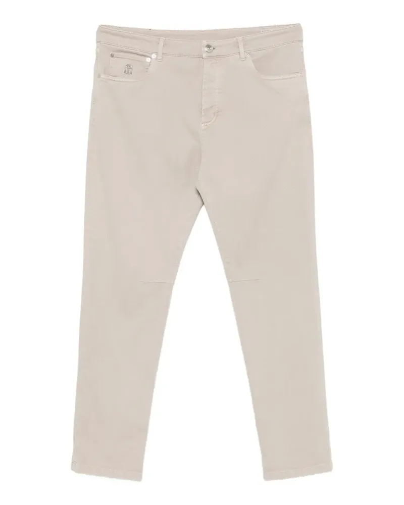 Brunello Cucinelli Gerade Jeans im Five-Pocket-Design - Nude Nude