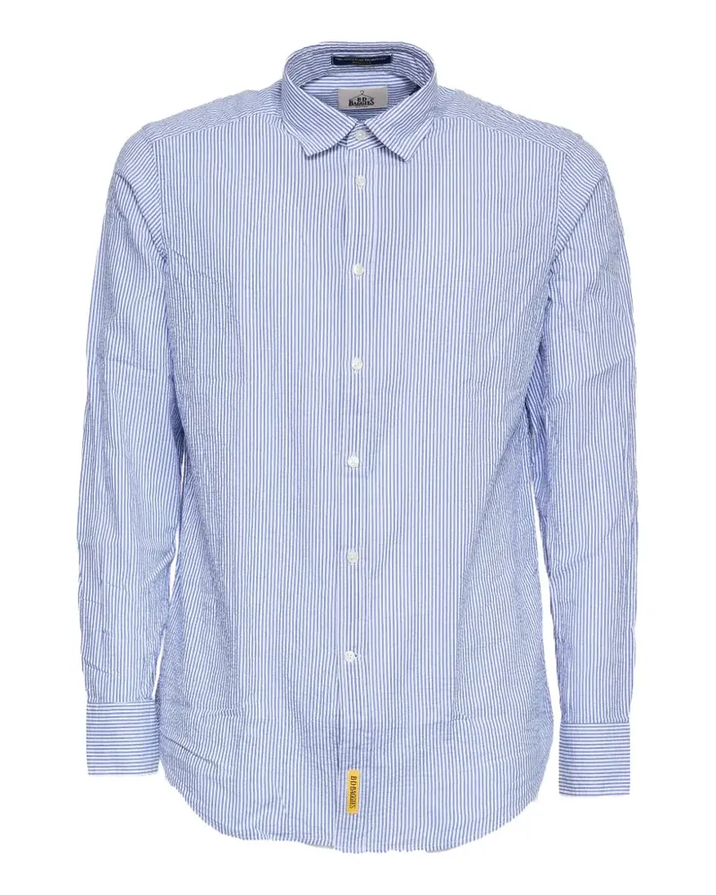 B.D. Baggies Bradford button seersucker shirt - Blau Blau