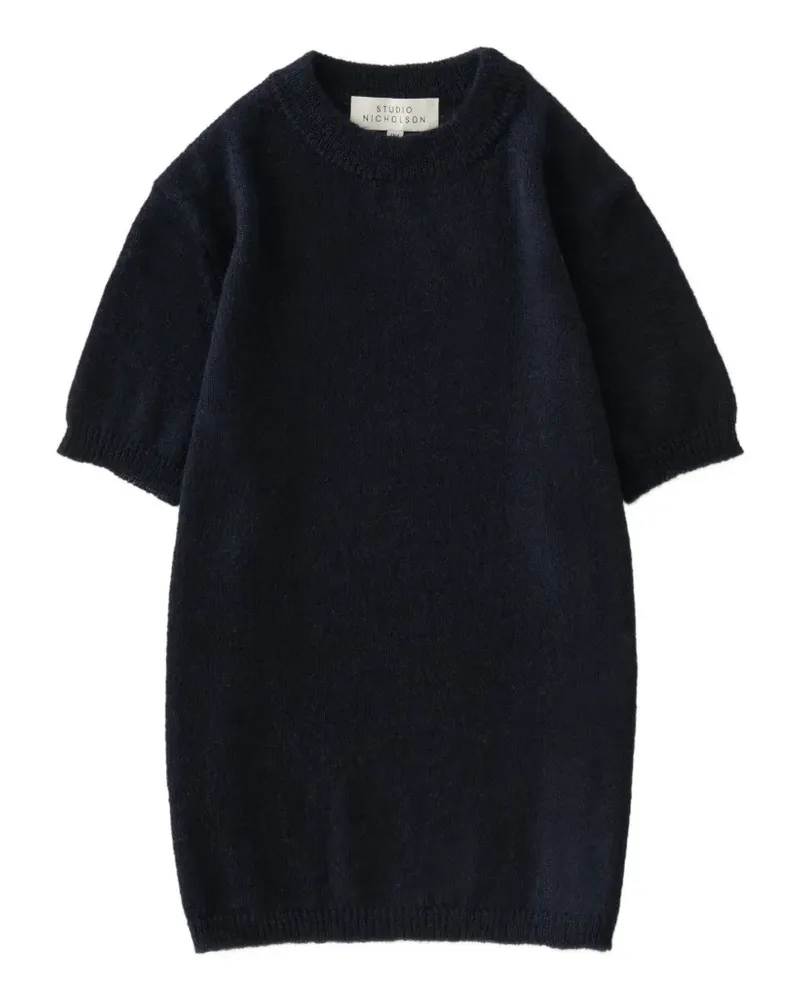 Studio Nicholson Geripptes Seren Oberteil - Blau Blau