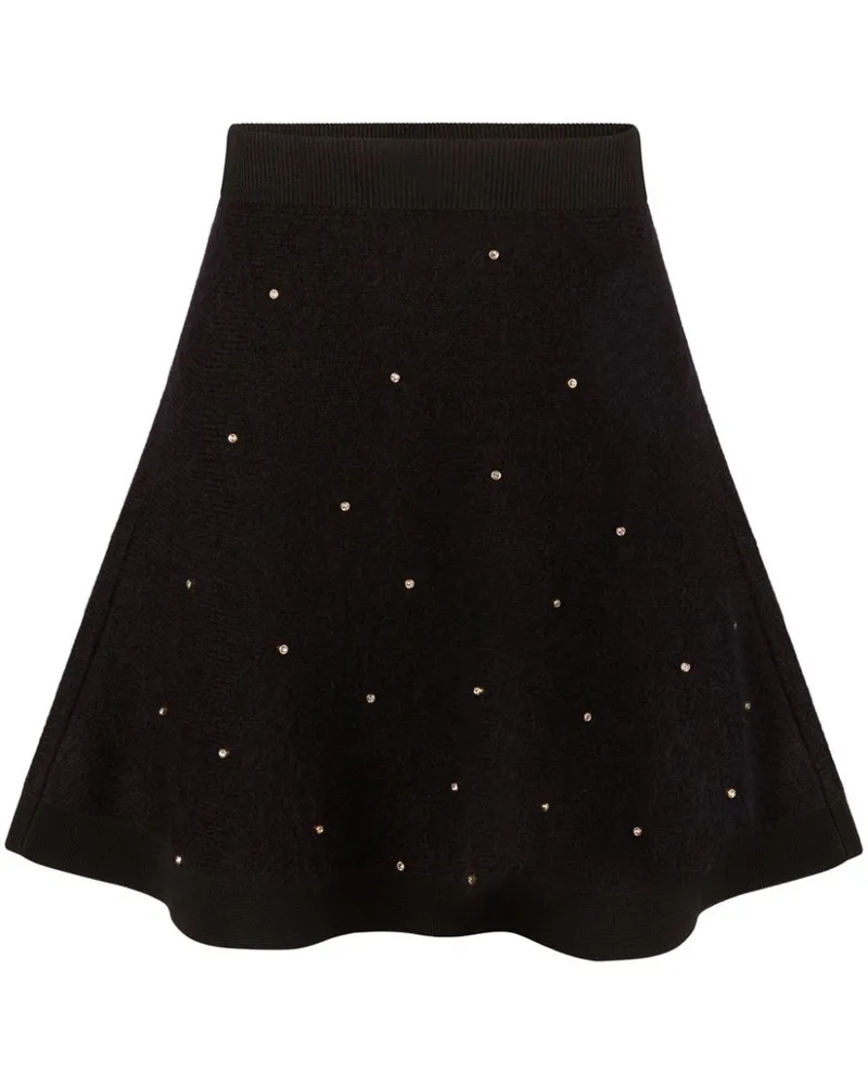Nina Ricci Ausgestellter Minirock - Schwarz Schwarz