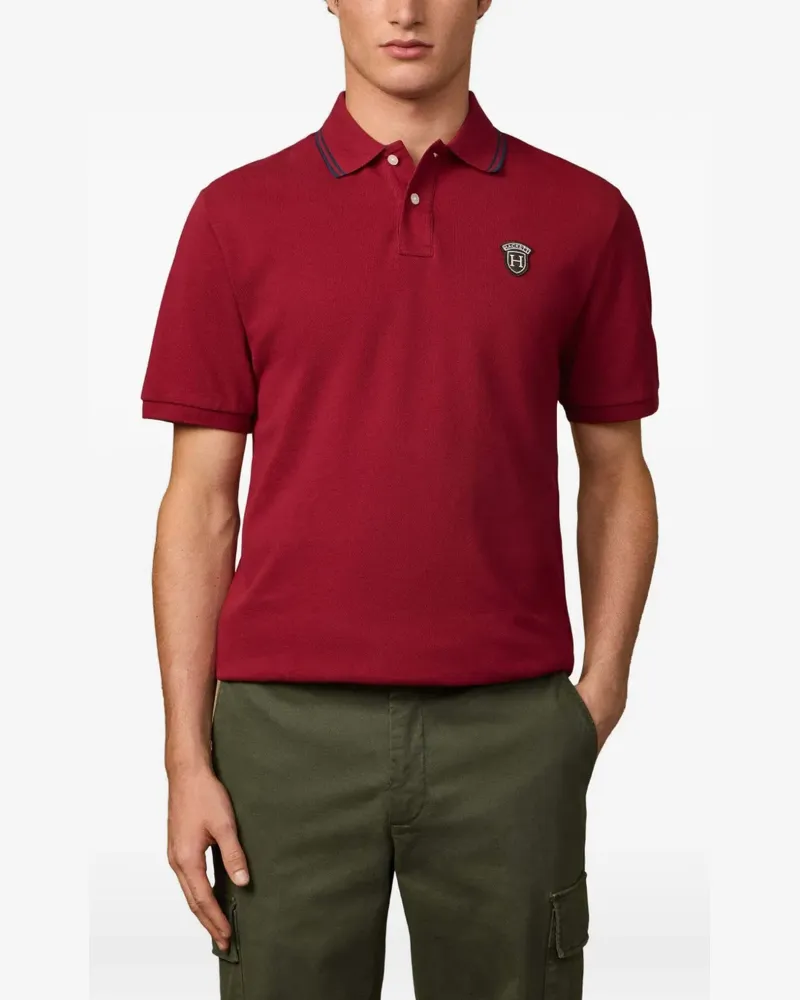 Hackett Badge Poloshirt - Rot Rot