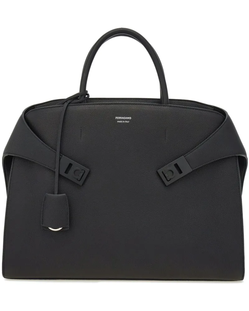 Ferragamo Hug Aktentasche - Schwarz Schwarz