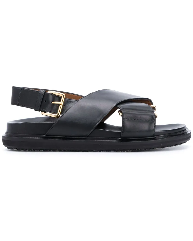 Marni Fussbett' Sandalen - Schwarz Schwarz