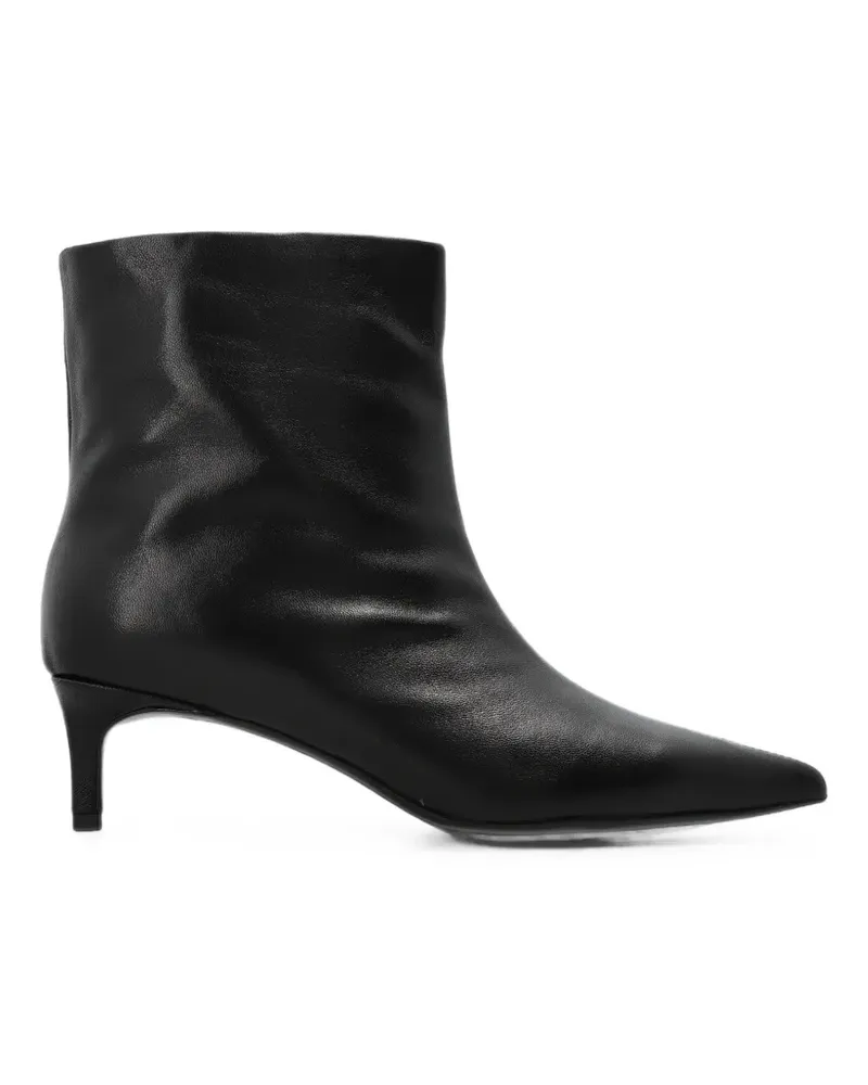 BLACK SUEDE STUDIO Trina 50 pointed-toe ankle boots - Schwarz Schwarz