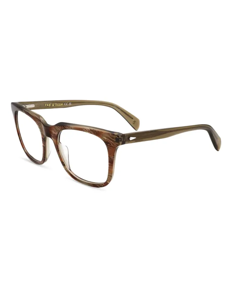 Rag & Bone Brille mit eckigem Gestell - Braun Braun
