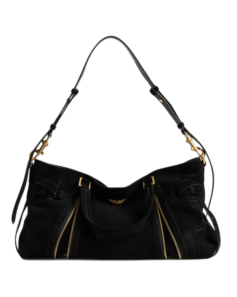 Zadig & Voltaire Mittelgroße Madison Tasche - Schwarz Schwarz
