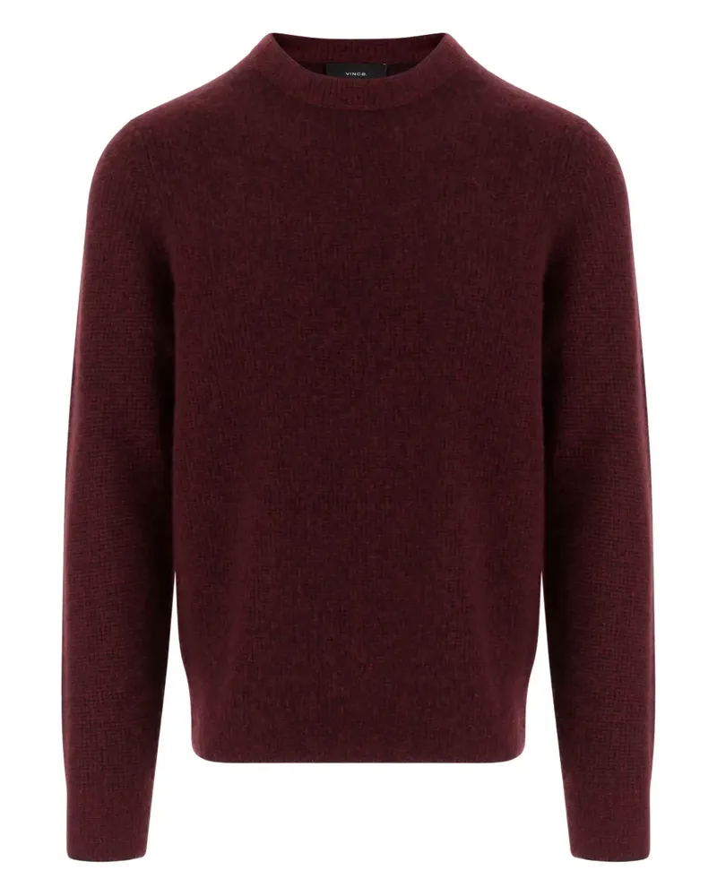 Vince Kaschmirpullover mit Rundhalsausschnitt - Rot Rot