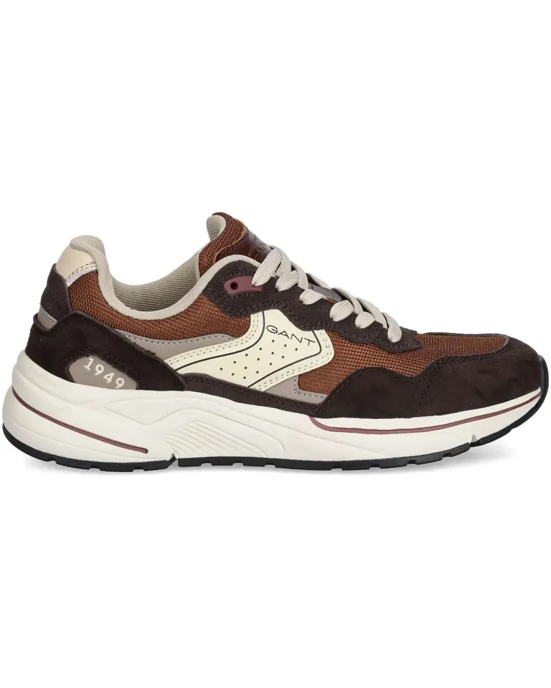 Gant Jaybro panelled lace-up sneakers - Braun Braun