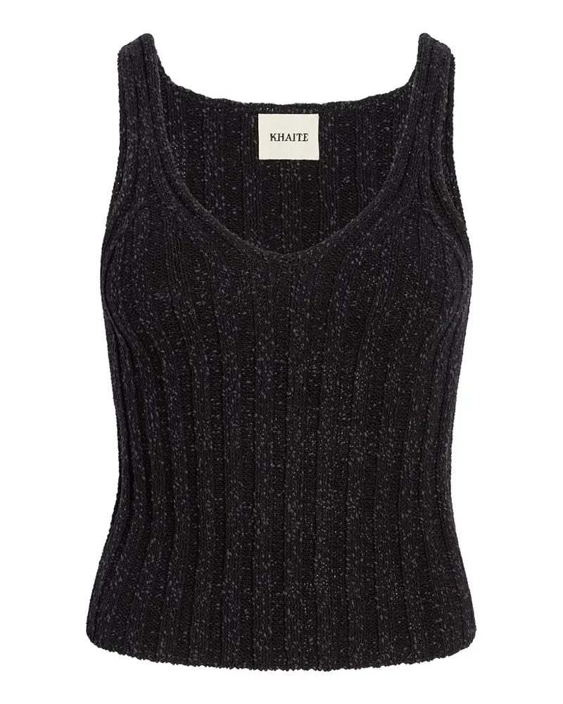 KHAITE Val Top - Schwarz Schwarz