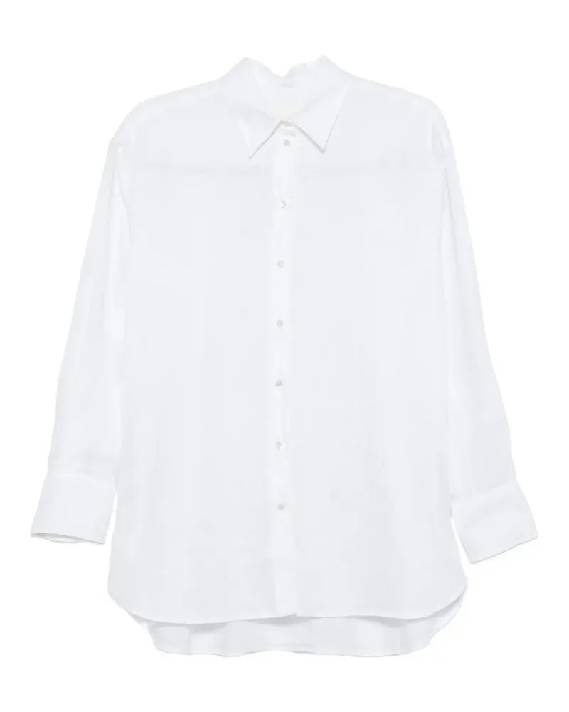 XACUS long-sleeve button-up shirt - Weiß Weiß