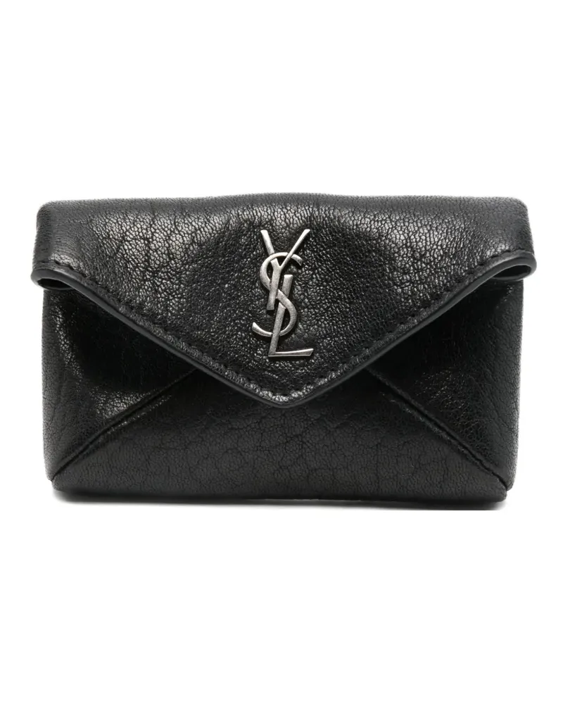 Saint Laurent Cassandre Kartenetui - Schwarz Schwarz