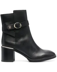 Tommy Hilfiger Stiefeletten mit Schnalle 70mm Schwarz