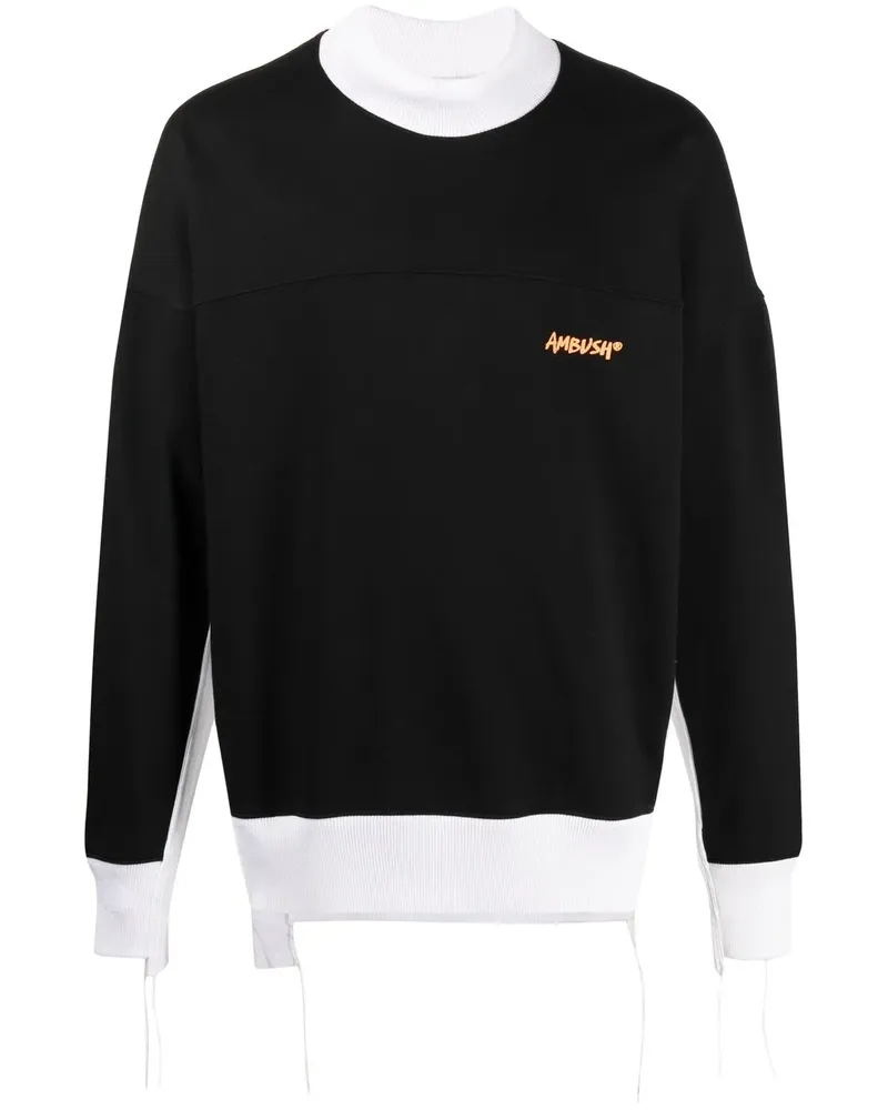 AMBUSH Sweatshirt mit Logo-Print - Schwarz Schwarz