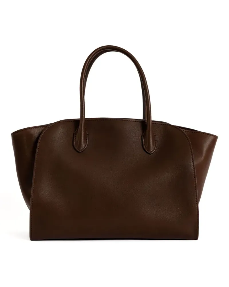 The Row Marlo Schultertasche aus Leder - Braun Braun
