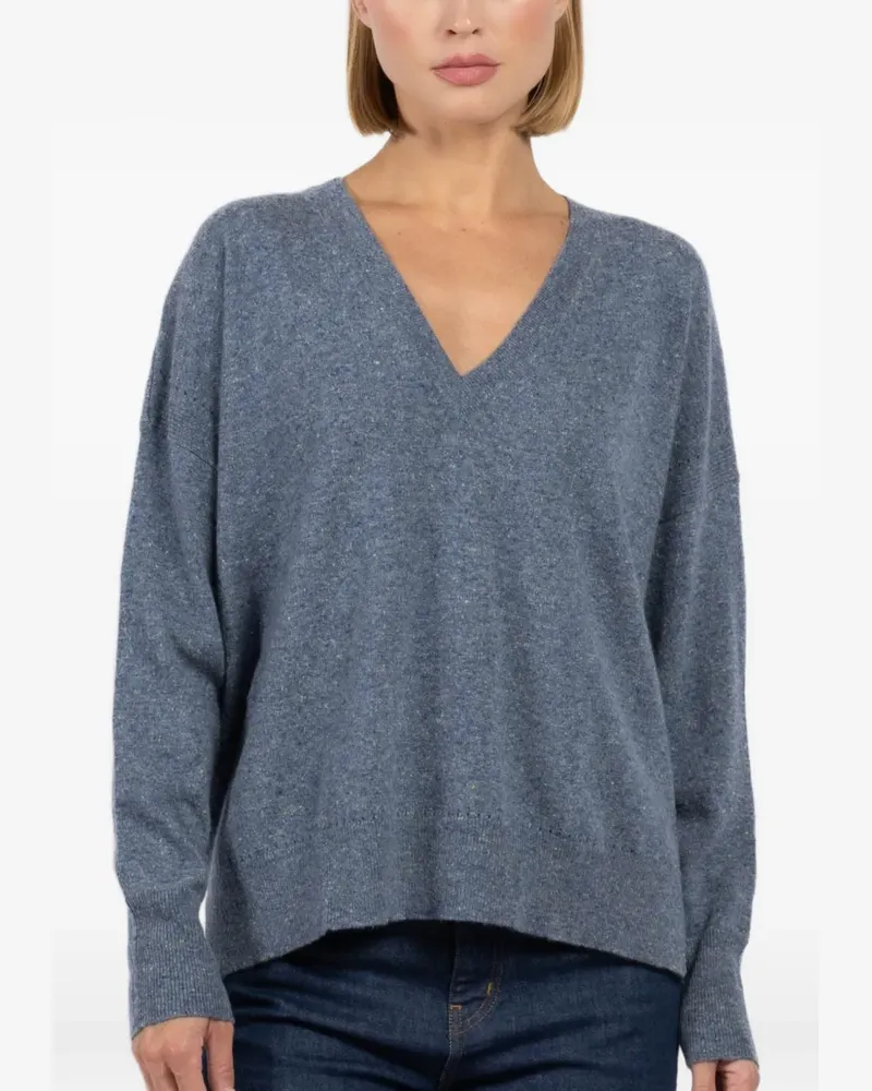 Autumn Cashmere V-neck sweater - Blau Blau