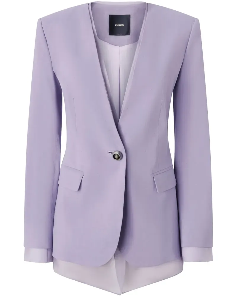 Pinko Sakko im Layering-Look - Violett Violett