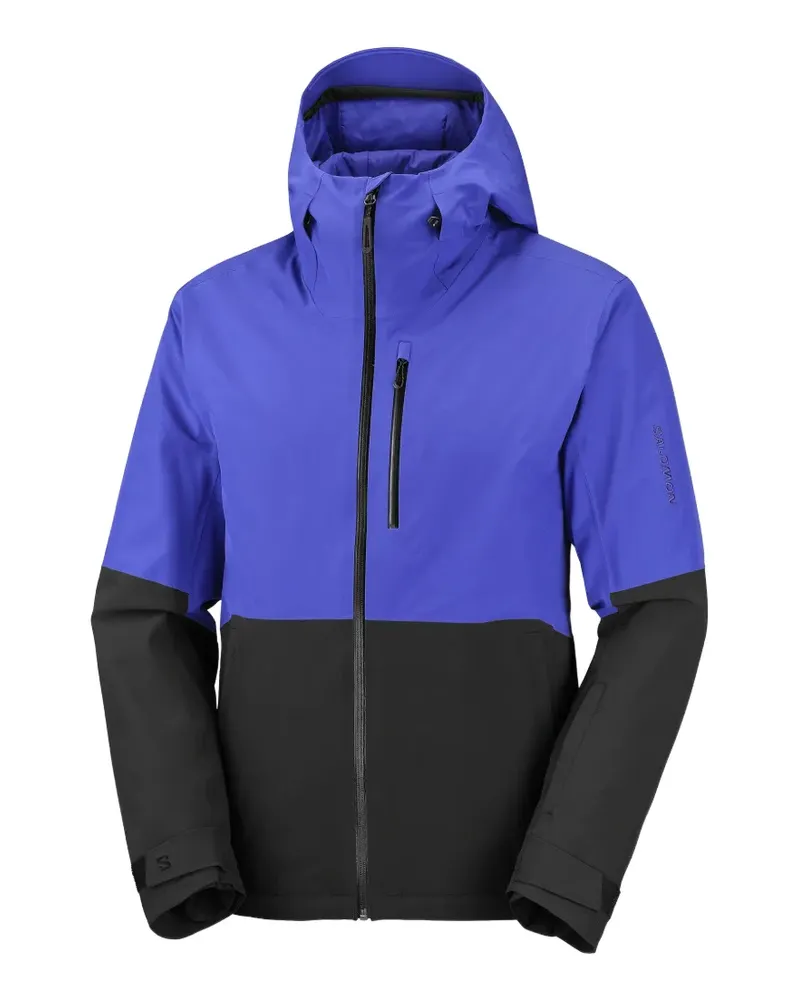 Salomon Isolierte Highland Kapuzenjacke - Blau Blau