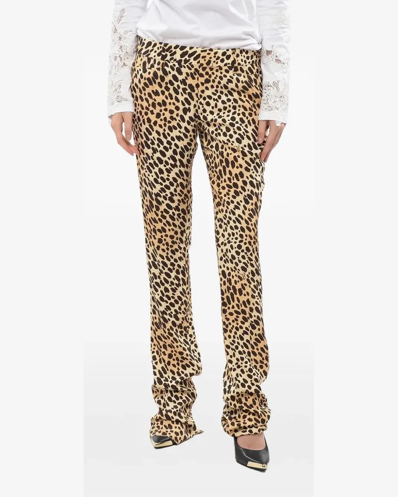Dsquared2 Hose mit Animal-Print - Braun Braun