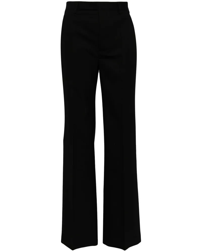 Rick Owens Hose mit geradem Bein - Schwarz Schwarz