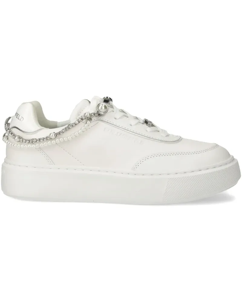 Karl Lagerfeld Sneakers mit Kettendetail - Weiß Weiß