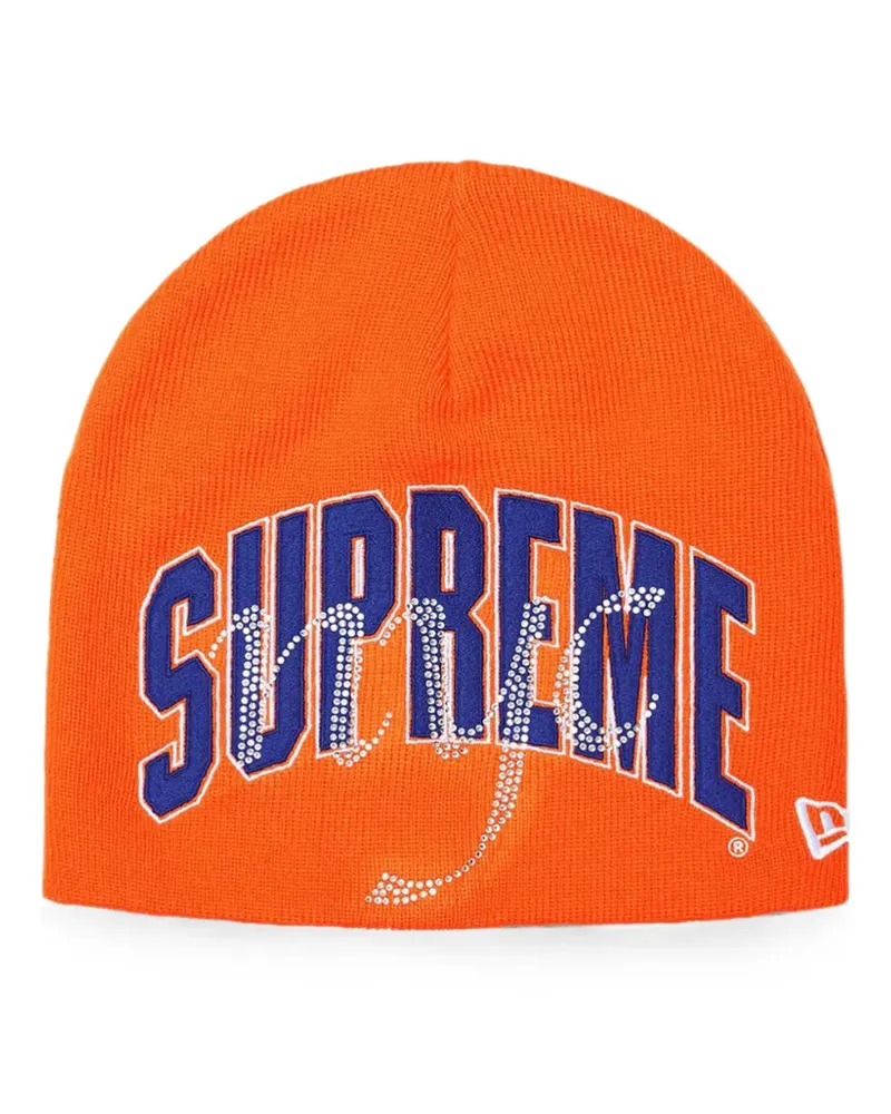 Supreme Being x New Era NYC rhinestone-embellished beanie hat - Orange Orange