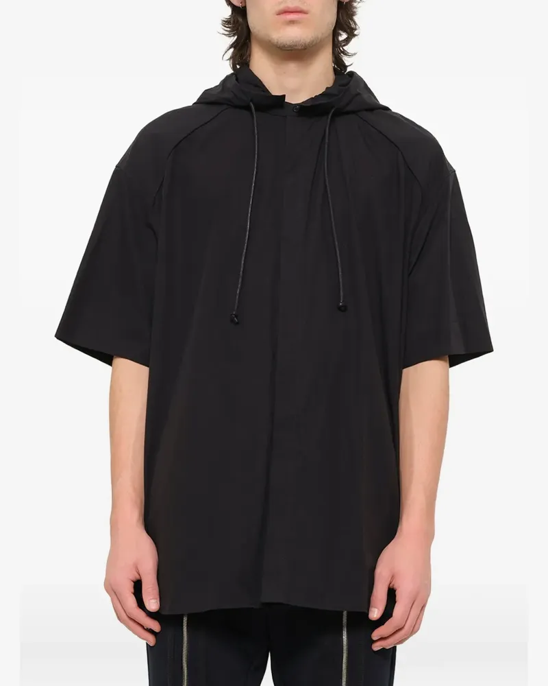 JUUN.J short-sleeve hoodie - Schwarz Schwarz