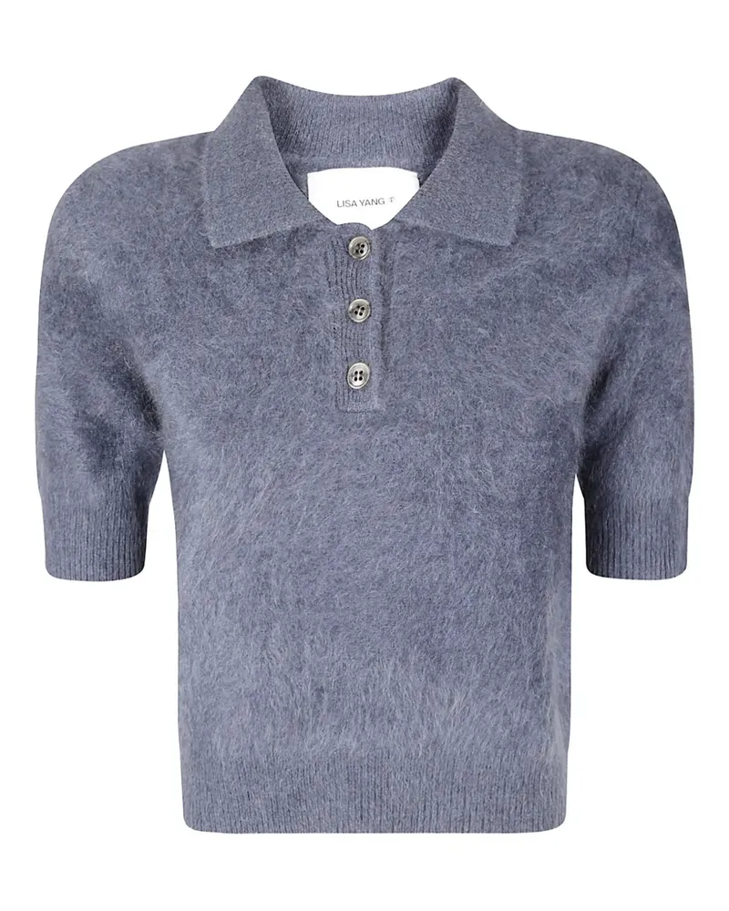 Lisa Yang Carolyn Poloshirt aus Kaschmir - Grau Grau