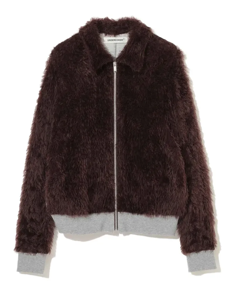 Undercover faux-fur panelled jacket - Braun Braun