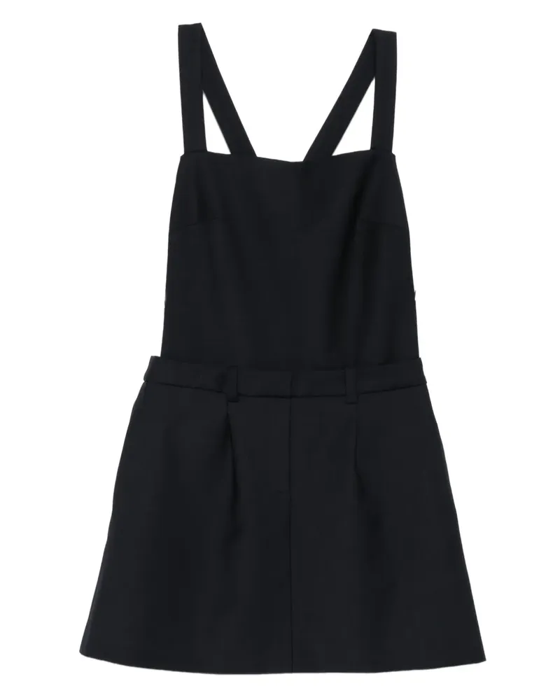Maje Kleid mit überkreuzten Trägern - Blau Blau