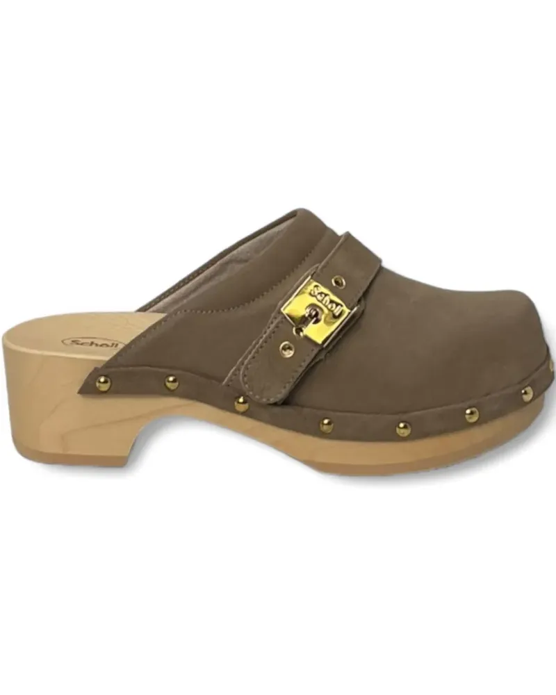 Scholl Pescura Clogs 50mm - Braun Braun