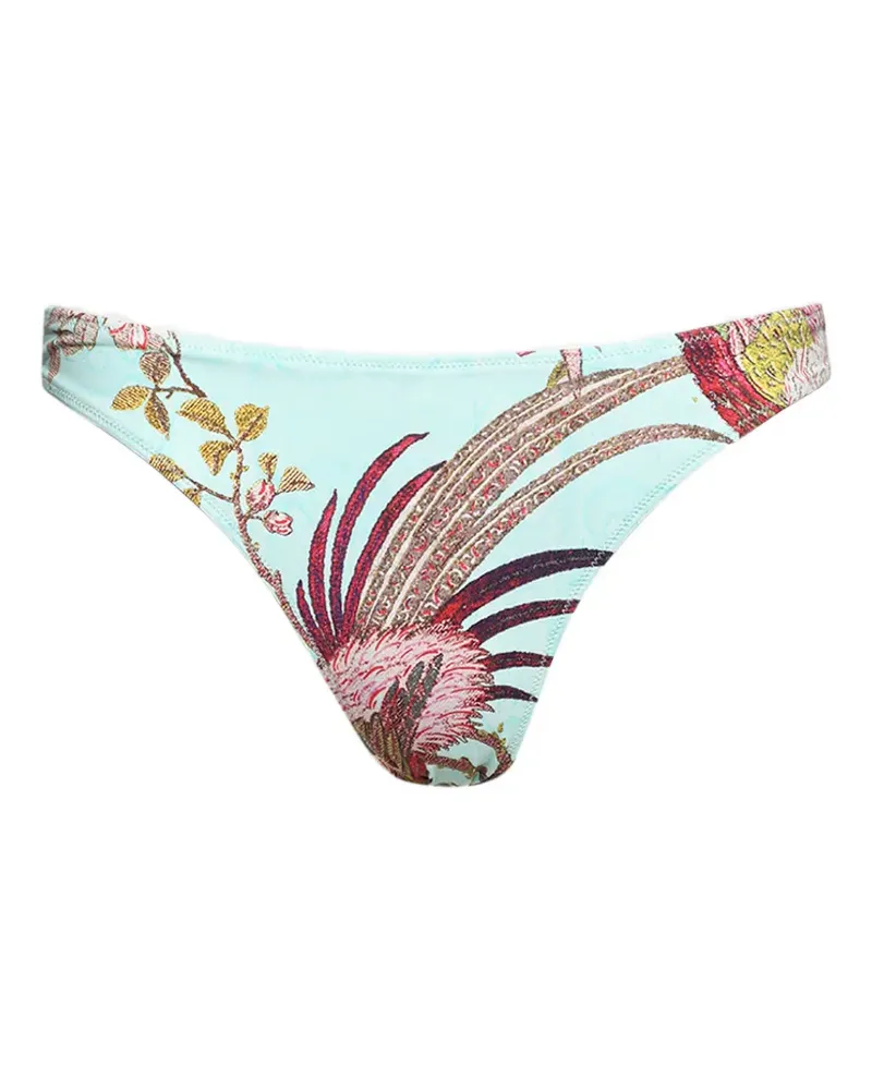 SKIMS dipped floral print bottom - Blau Blau