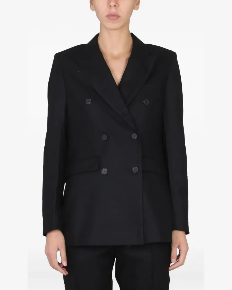 REMAIN double-breasted blzer - Schwarz Schwarz