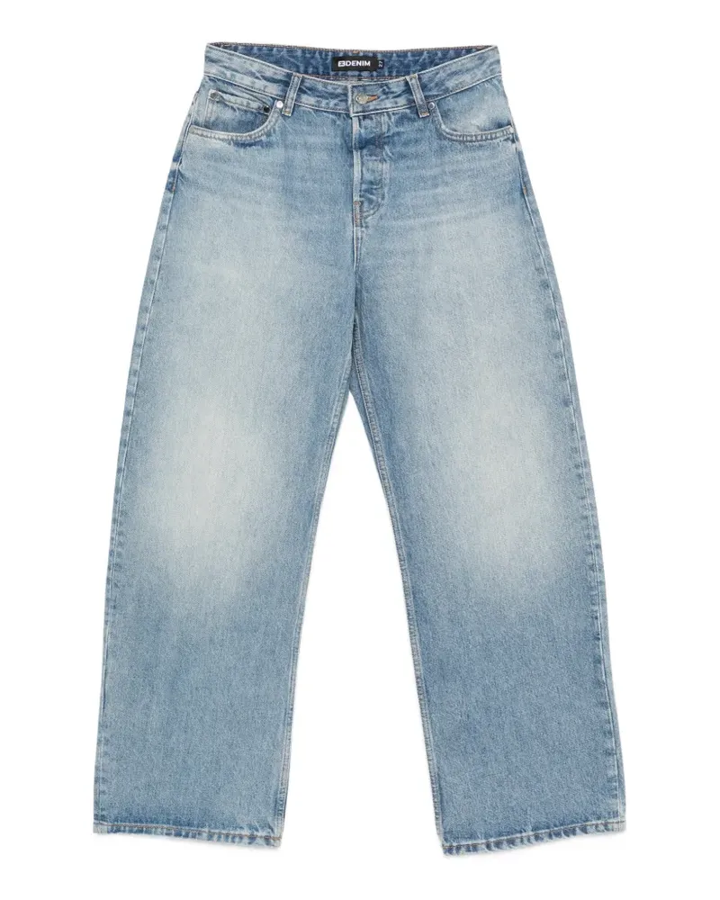 EB Denim Jeans mit Gürtelschlaufen - Blau Blau