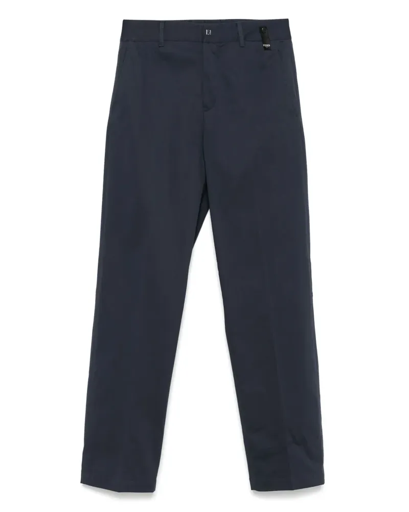 Fendi Hose aus Gabardine - Blau Blau