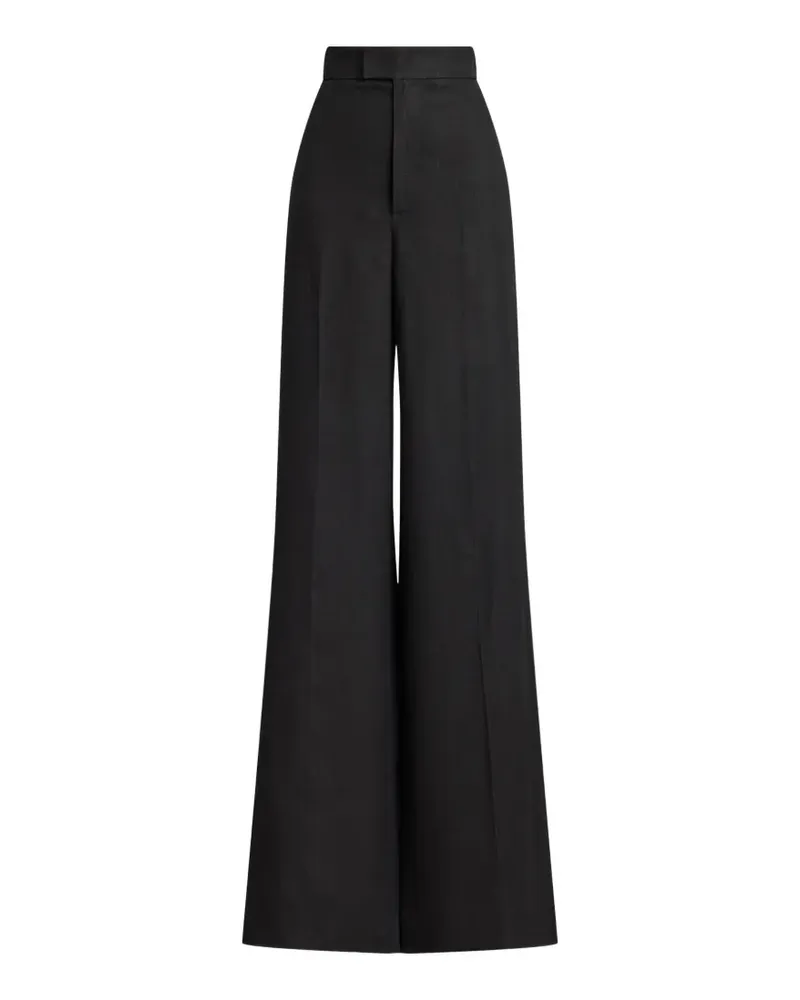 Ralph Lauren Dean Hose mit Bundfalten - Schwarz Schwarz