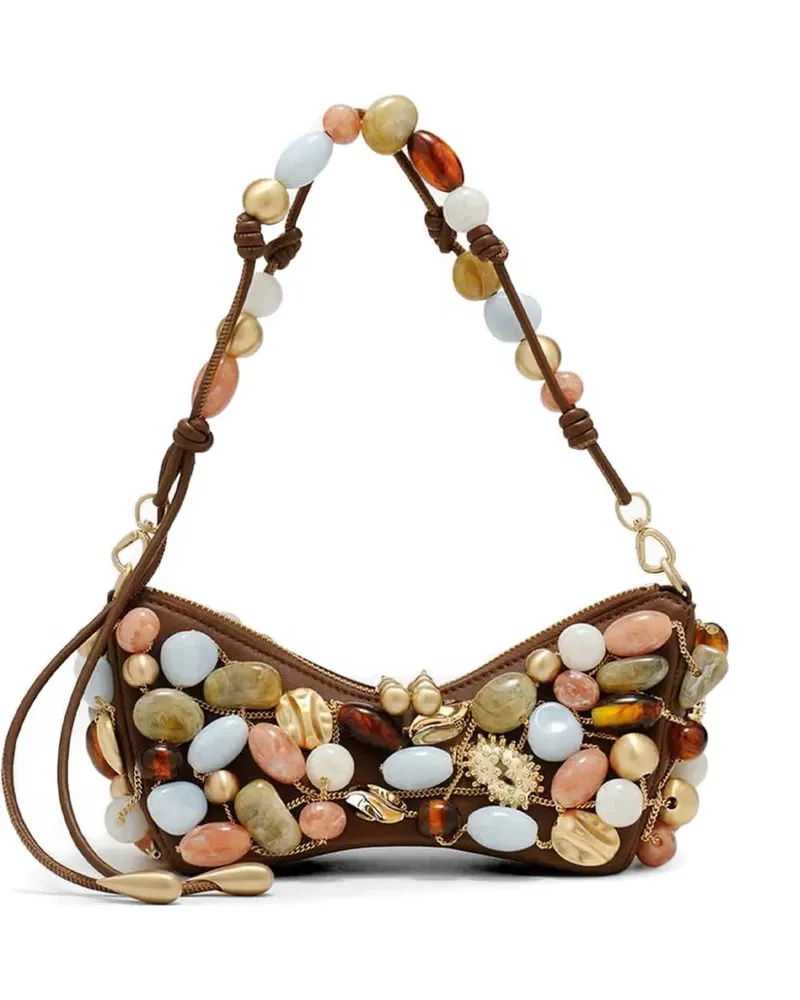 Cult Gaia beaded tote bag - Braun Braun