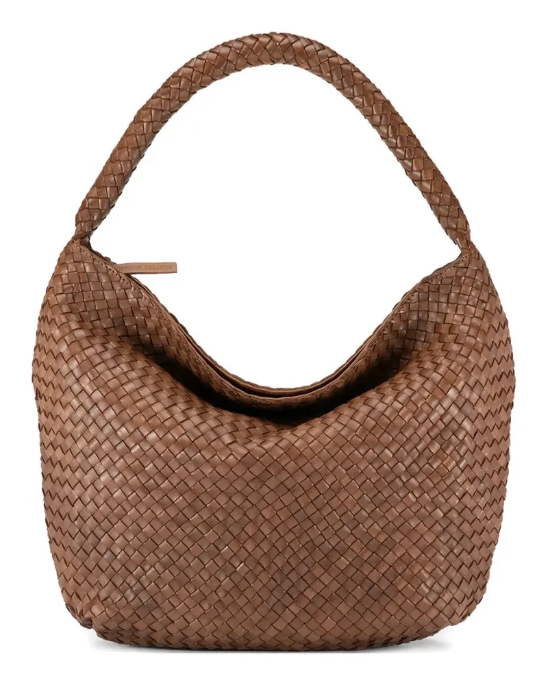 Officine Creative Italia Gewebte OC Class/9 Schultertasche - Braun Braun