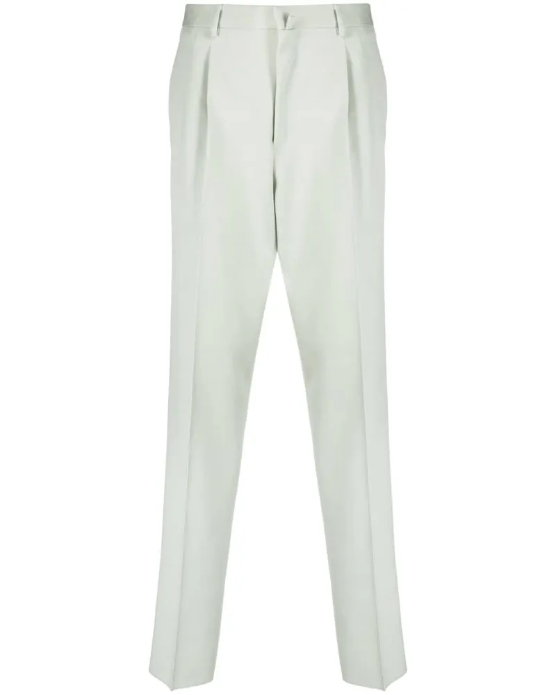 Lanvin Klassische Hose mit Bügelfalten - Grün Grün