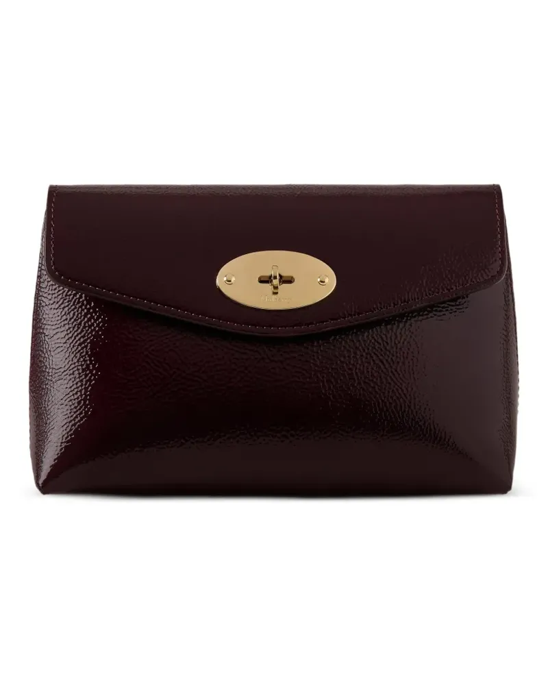 Mulberry Darley patent-leather cosmetic pouch - Violett Violett