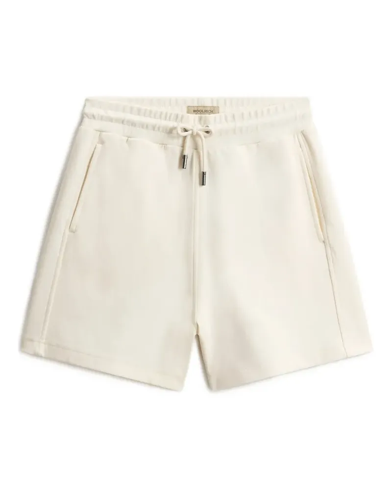 Woolrich Interlock Shorts mit Kordelzug - Weiß Weiß