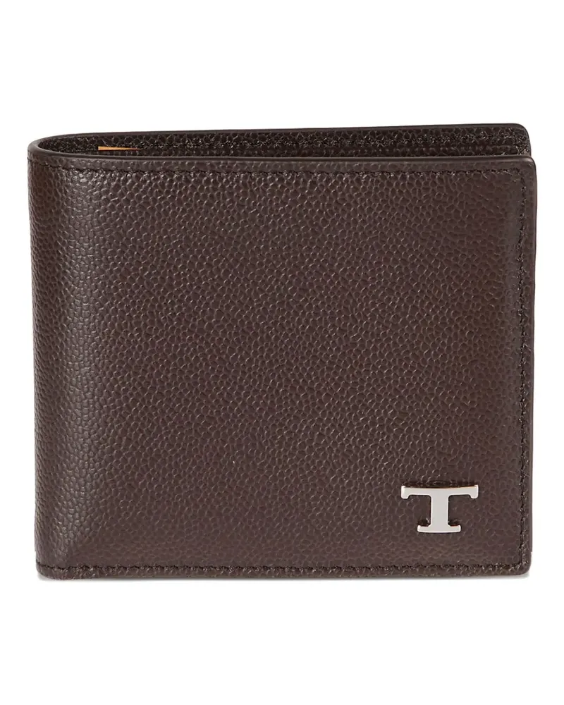 TOD'S logo plaque wallet - Braun Braun
