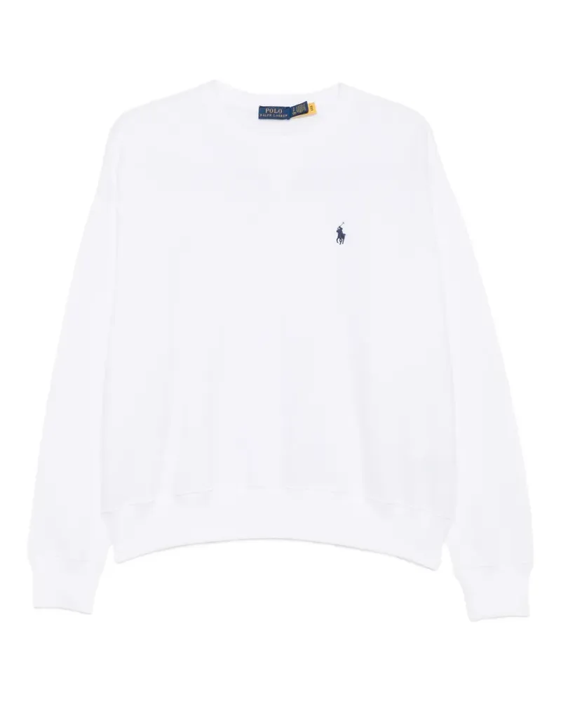 Ralph Lauren Sweatshirt mit Logo-Stickerei - Weiß Weiß