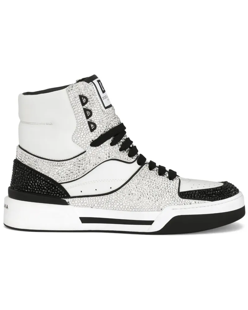 Dolce & Gabbana New Roma High-Top-Sneakers - Weiß Weiß